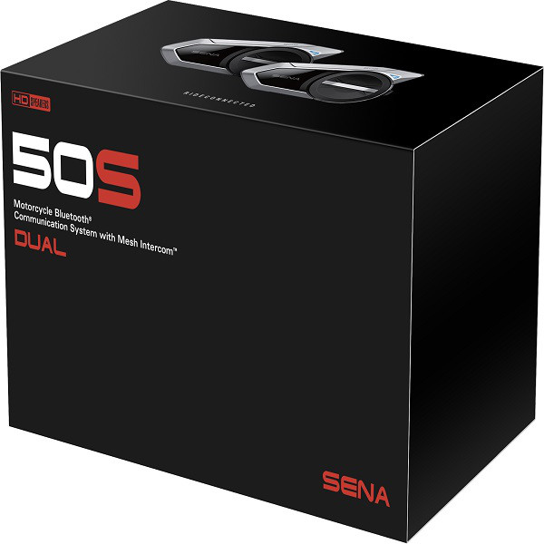 SENA Sena Motorcycle Bluetooth Mesh Communication System 50S-10D Dual Pack